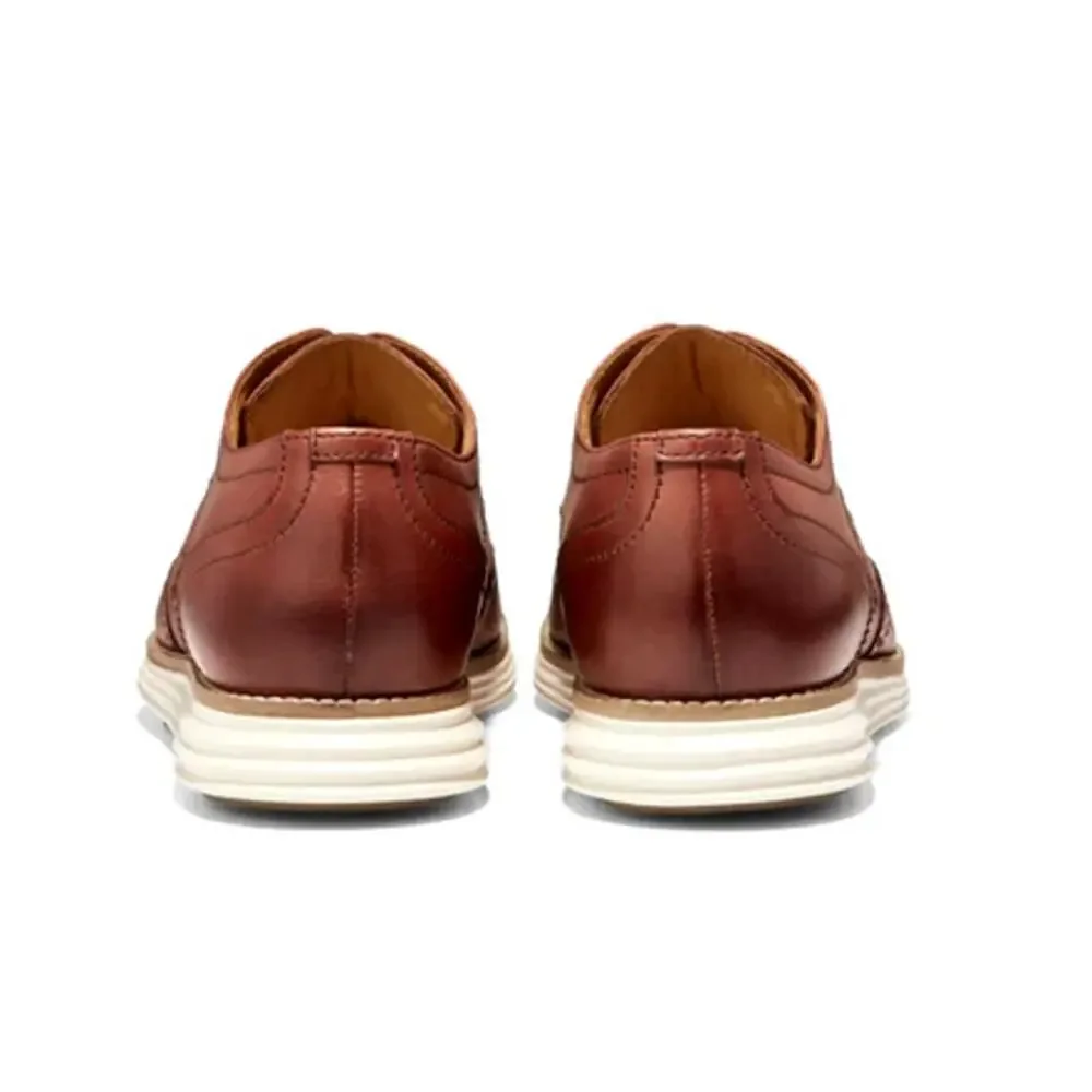 Cole Haan Woodbury Ivory Original Grand Wingtip Oxford Shoes Size 9.5M
